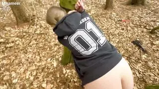 Mein geiles Sex Date im Wald - gefesselt und gefickt! mit Maja-Meer